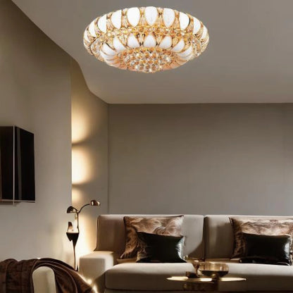 Acerenza | Luxury Modern Crystal LED Chandelier, Dia31.4xh9.8", Warm LightBy Miron Demid LLC