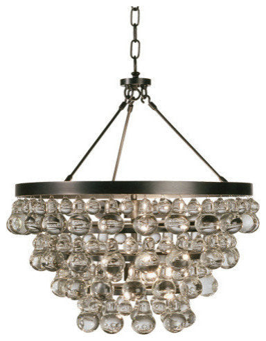 Bling Chandelier, Deep Patina BronzeBy Robert Abbey, Inc.