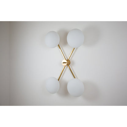 4 - Light 28'' in , 28"W x  9"H