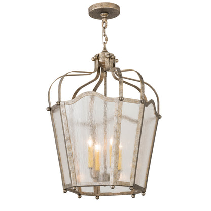 4 - Light Glass Chandelier