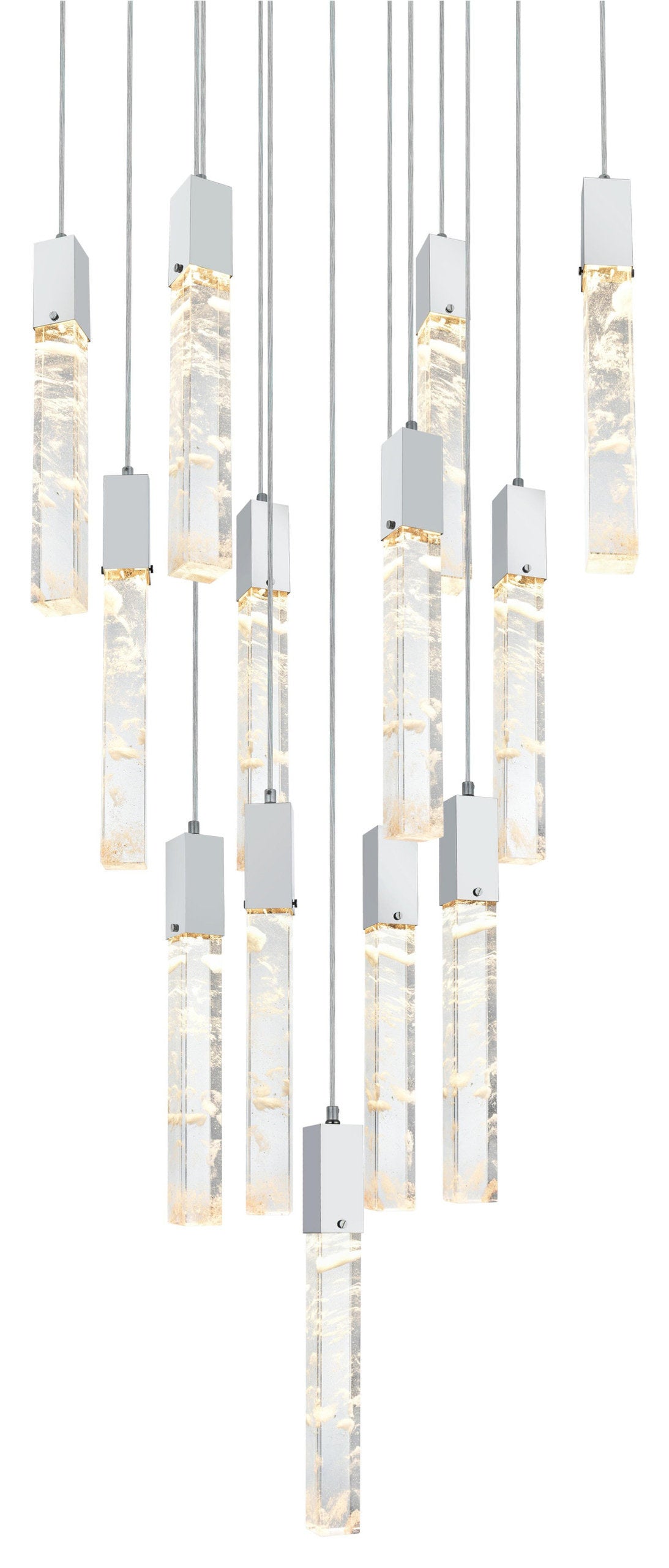 Home Living 26" Pendant, ChromeBy Home Living