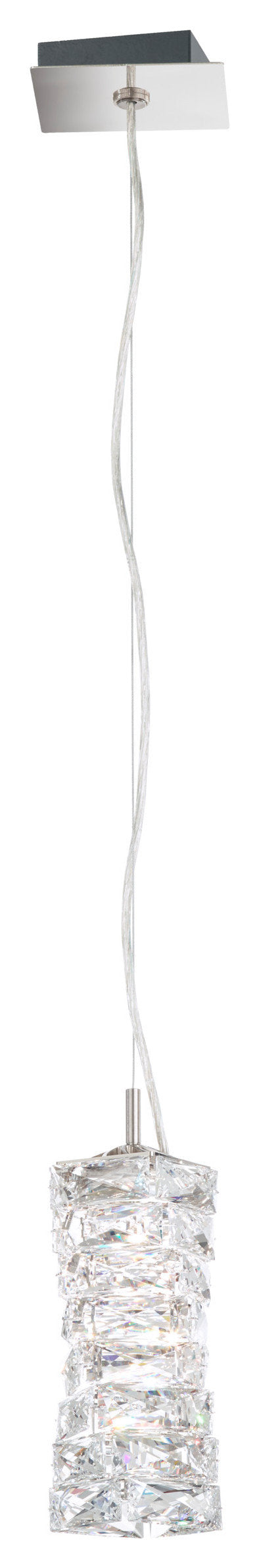 Schonbek Stw410N-Ss1S 1 Light Crystal Pendant, Stainless SteelBy Schonbek