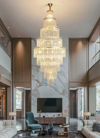 Capri | Large Crystal Chandelier for Living Room, 23.6''By Miron Demid LLC