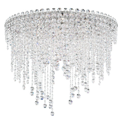 Schonbek Ch2401N-401H 6 Light Crystal Semi-Flush, Polished Stainless SteelBy Schonbek