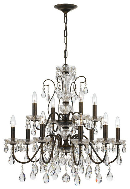Crystorama Lighting Group 3029-CL-S Butler 12 Light 29"W Crystal - EnglishBy Crystorama Lighting
