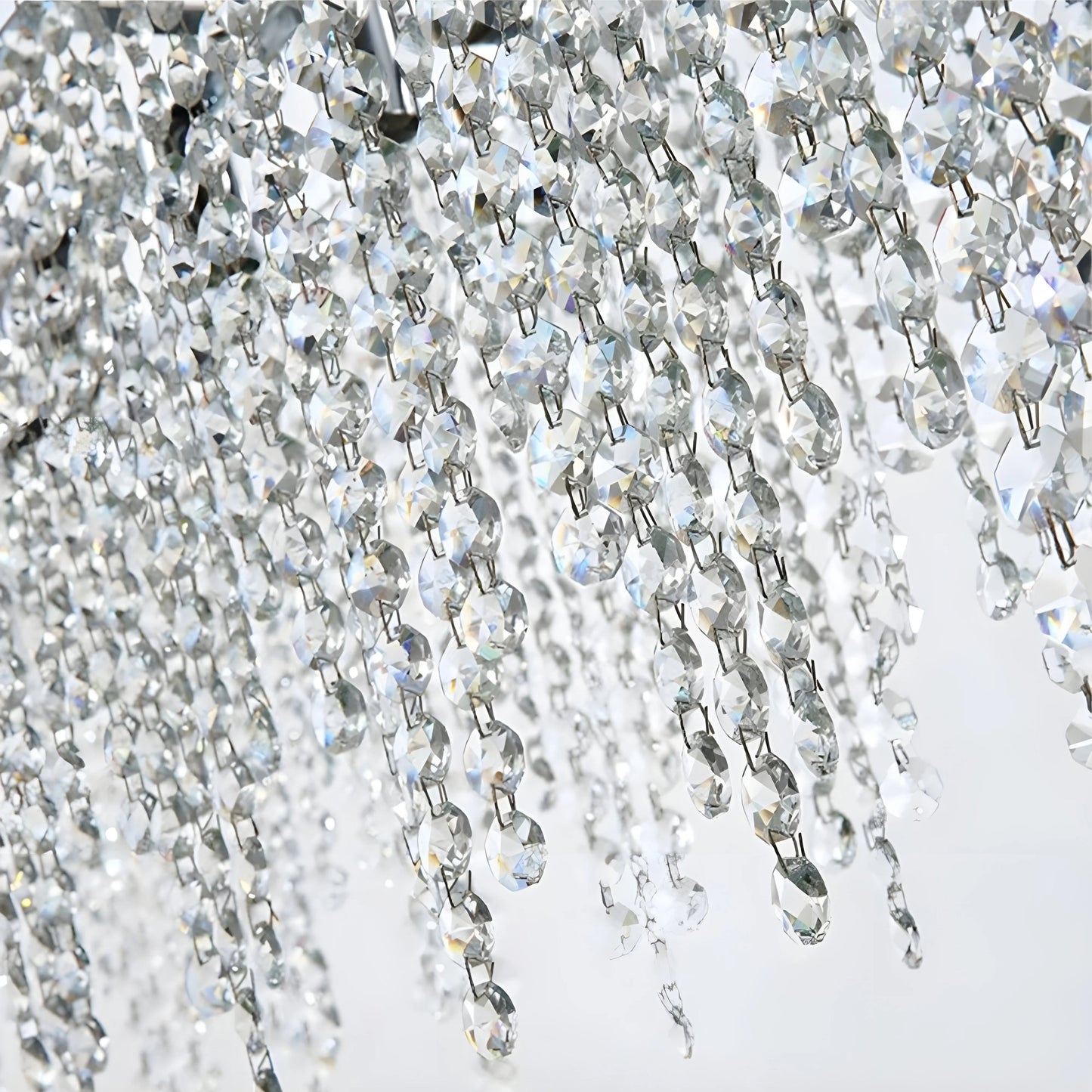 Aci Catena | Modern Square LED Ceiling Chandelier, Gold, L31.5xw31.5", Warm Light, DimmableBy Miron Demid LLC