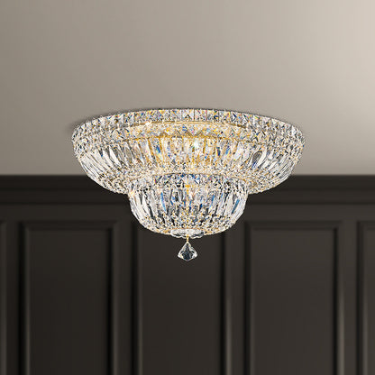 Schonbek 5894-211M 9 Light Crystal Semi-Flush, AureliaBy Schonbek