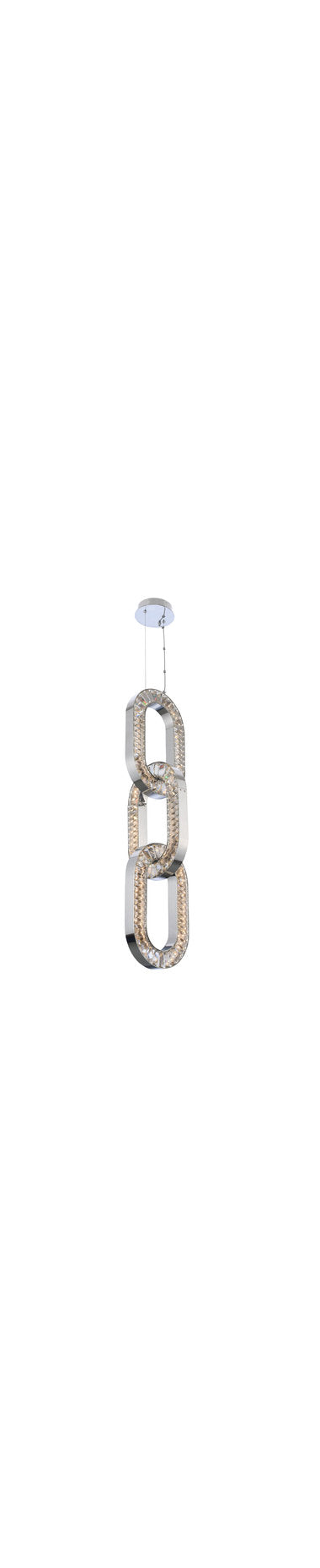 Catena 12x48" 1-Light Contemporary Mini-Pendants by AllegriBy Allegri Crystal by Kalco Lighting