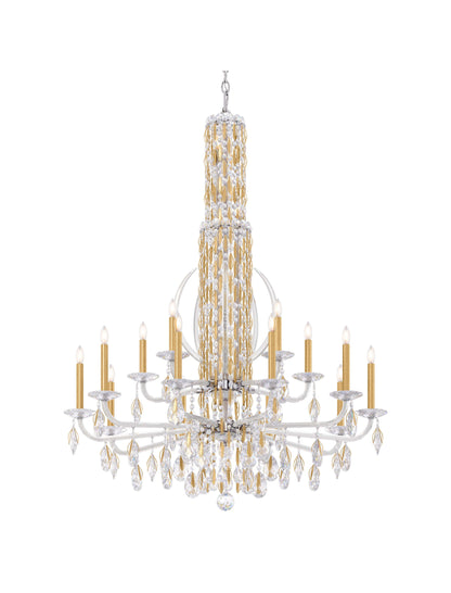 Schonbek Rs8415N-22H 17 Light Crystal Chandelier, Heirloom GoldBy Schonbek