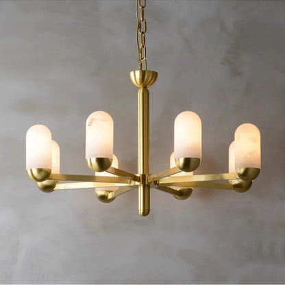 8-Light Natural Marble Modern ChandelierBy MORSALE