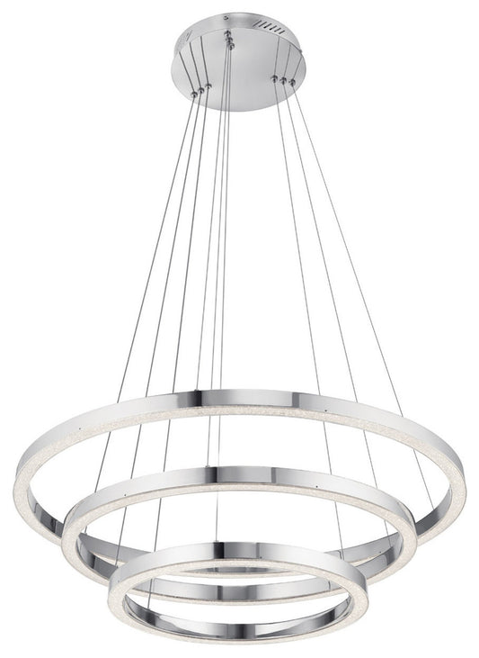Opus 3 Light Chandelier, ChromeBy Elan Lighting
