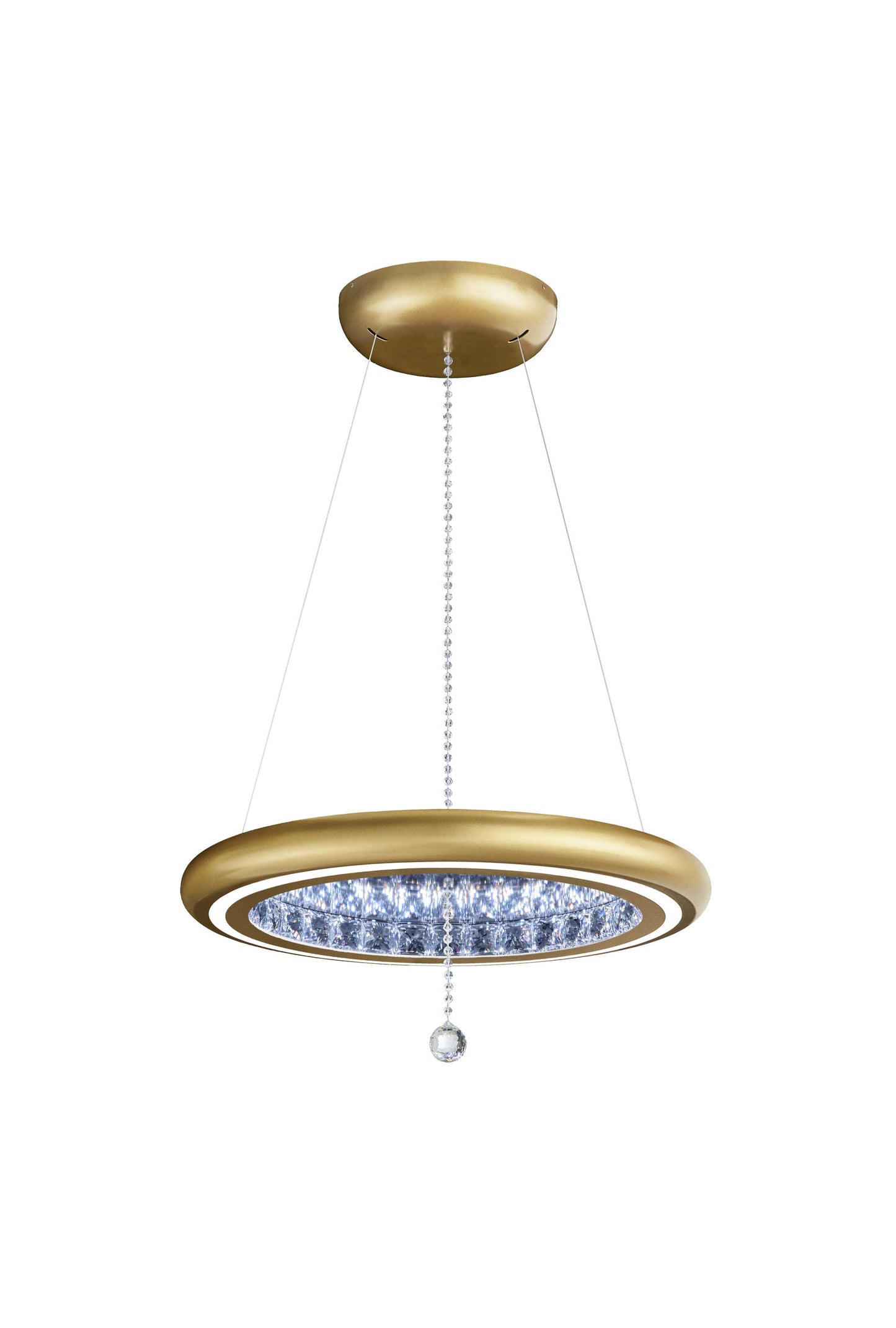 Schonbek Mfc200N-Gd1S 1 Light Crystal Pendant, Glimmer GoldBy Schonbek