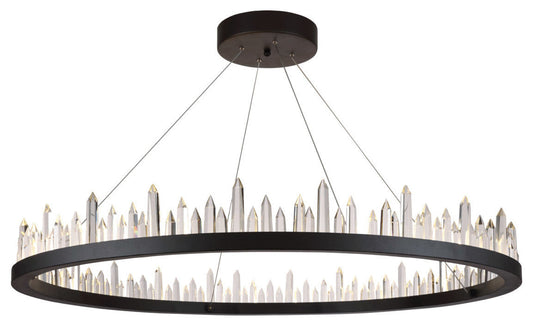 Elegant Urban Classic Ma-Lighta 56-Light Satin Dark Gray ChandelierBy Elegant Furniture & Lighting
