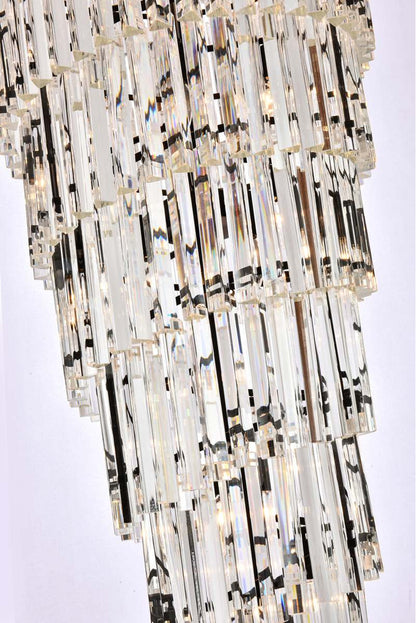 Elegant Lighting Sydney 30" Spiral Crystal ChandelierBy Elegant Furniture & Lighting