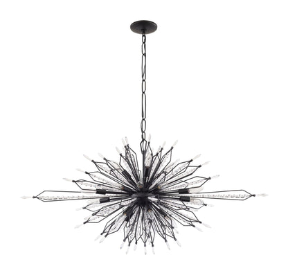 Varaluz 311N20 Orbital 20 Light 48"W Crystal Sputnik Chandelier - Gold DustBy Varaluz
