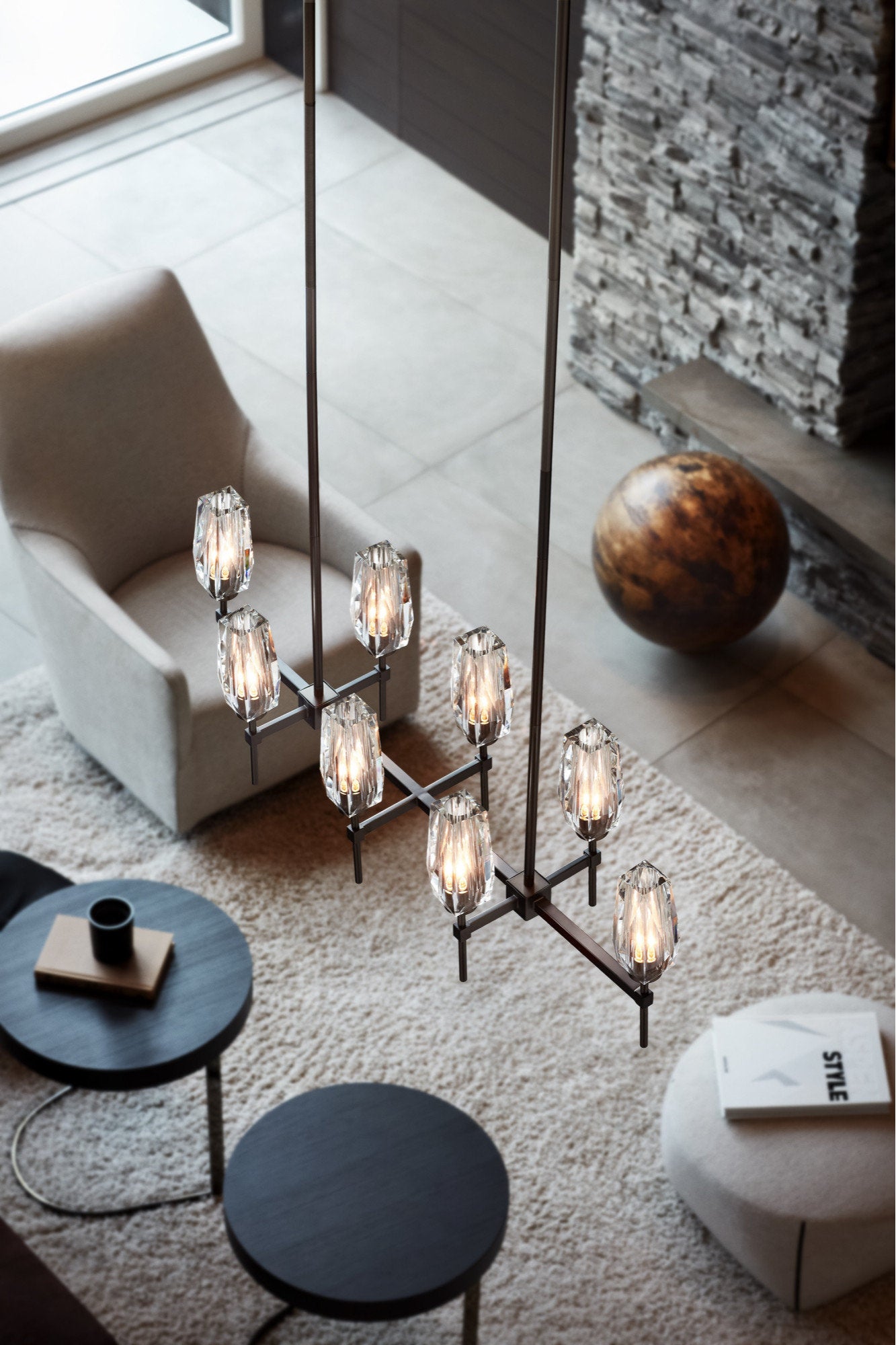 Hinkley Lighting 38256 Ana 8 Light 46"W Linear Chandelier - Heritage BrassBy Hinkley