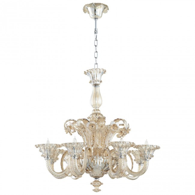 Cyan Design LaScala Cognac Eight-Light Chandelier