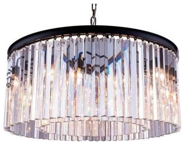 Elegant Lighting Sydney 32" 8 Light Royal Crystal ChandelierBy Elegant Furniture & Lighting