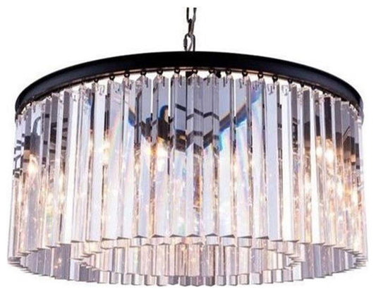 Elegant Lighting Sydney 32" 8 Light Royal Crystal ChandelierBy Elegant Furniture & Lighting