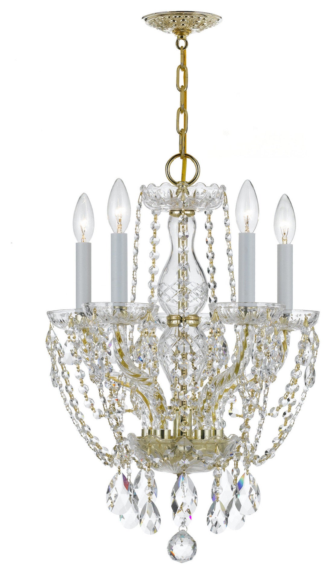 Crystorama Lighting Group 1129-CL-S Traditional Crystal 5 Light - PolishedBy Crystorama Lighting