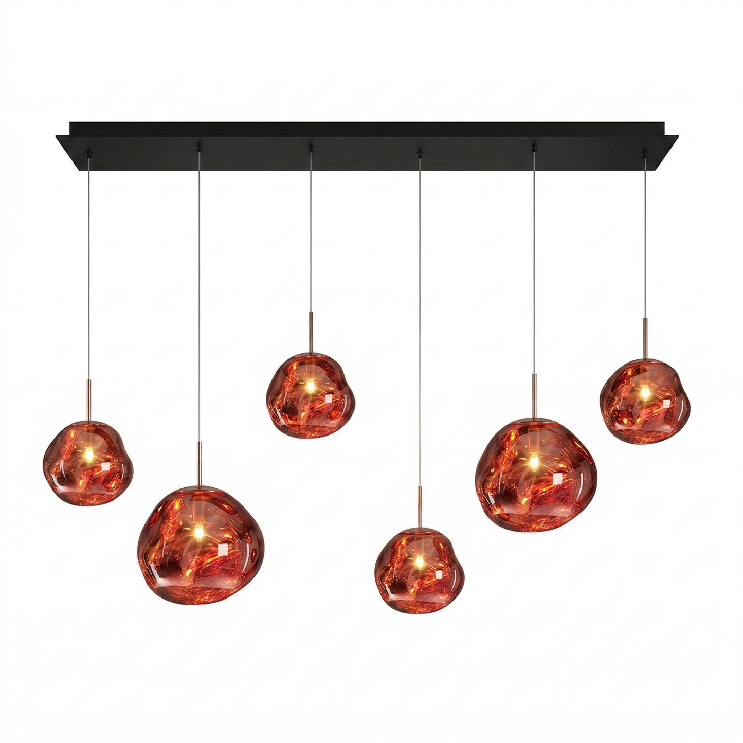 Multi Lava Round Pendant Lamp