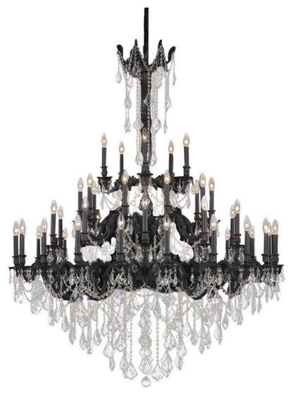 9245 Rosalia Collection Large Hanging Fixture, Royal CutBy Elegant Furniture & Lighting