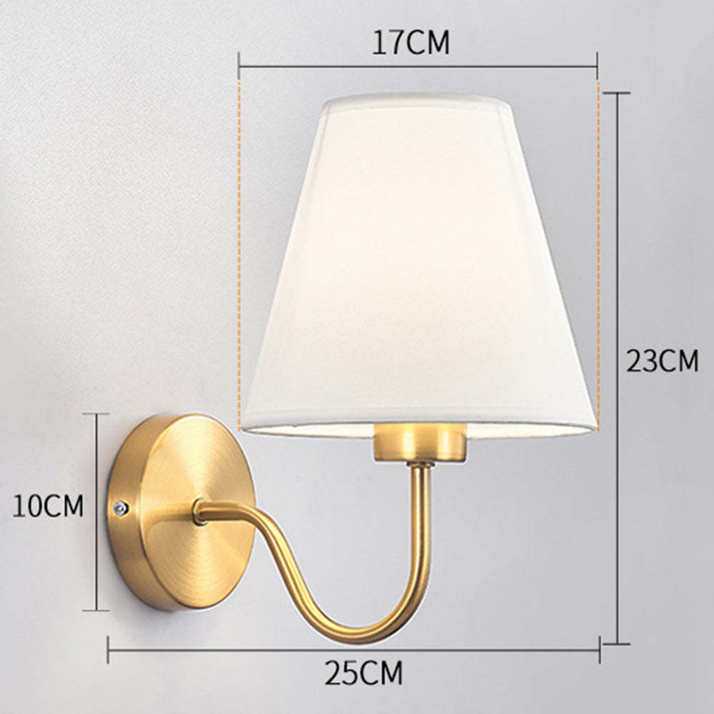 Modern Fabric Wall Lamp �C Bedroom, Bedside & Hotel Corridor Light