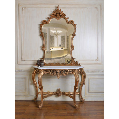 52'' W Marble Console Table