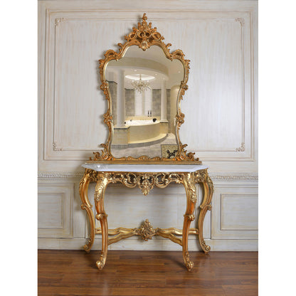 52'' W Marble Console Table