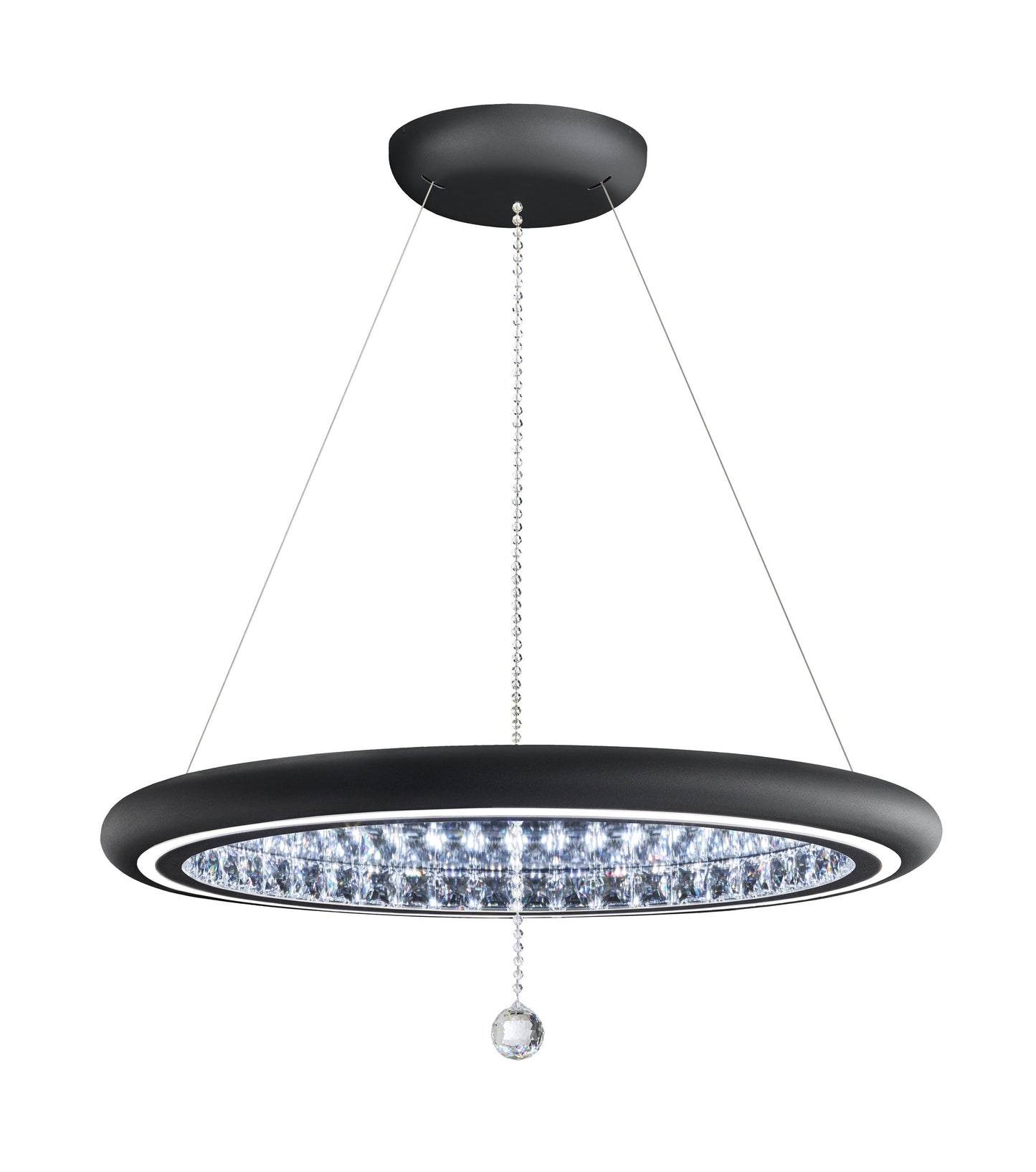 Schonbek Mfc300N-Bk1S 1 Light Crystal Pendant, BlackBy Schonbek