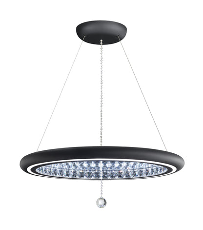 Schonbek Mfc300N-Bk1S 1 Light Crystal Pendant, BlackBy Schonbek