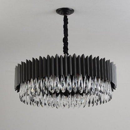 Lugano Crystal Chandelier, Diameter 37"By MORSALE