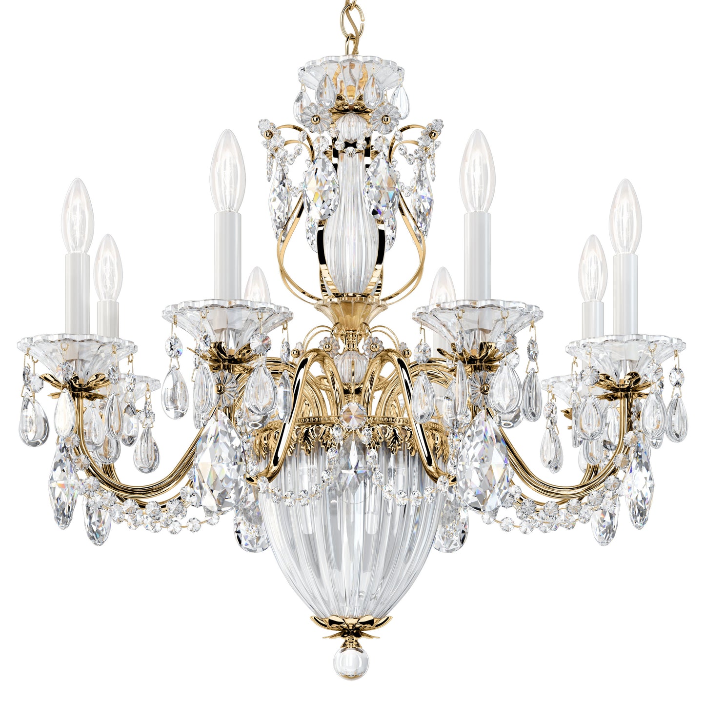 Schonbek 1238N-211S 11 Light Crystal Chandelier, AureliaBy Schonbek
