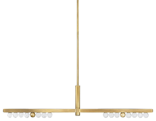 Corbett Lighting 382-51 Annecy 50"W Linear Chandelier - Vintage BrassBy Corbett Lighting