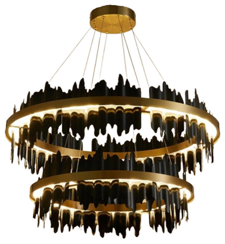 Nera 2-Tier Modern Ring ChandelierBy MORSALE