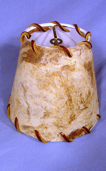 Elk, Whitetail, Mule Deer Antler Chandelier Light, Large, Parchment ShadesBy CDN Antler Designs, Inc.