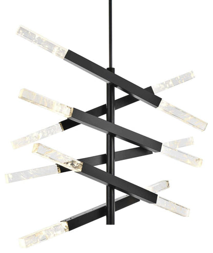 Ari 12 Light Pendant, BlackBy Elegant Furniture & Lighting