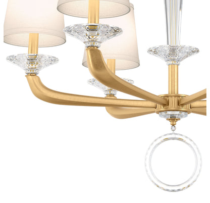 Schonbek Ma1006N-22O 6 Light Crystal Chandelier, Heirloom GoldBy Schonbek