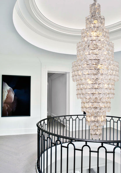 9 Tier Chrome Crystal ChandelierBy Design Living