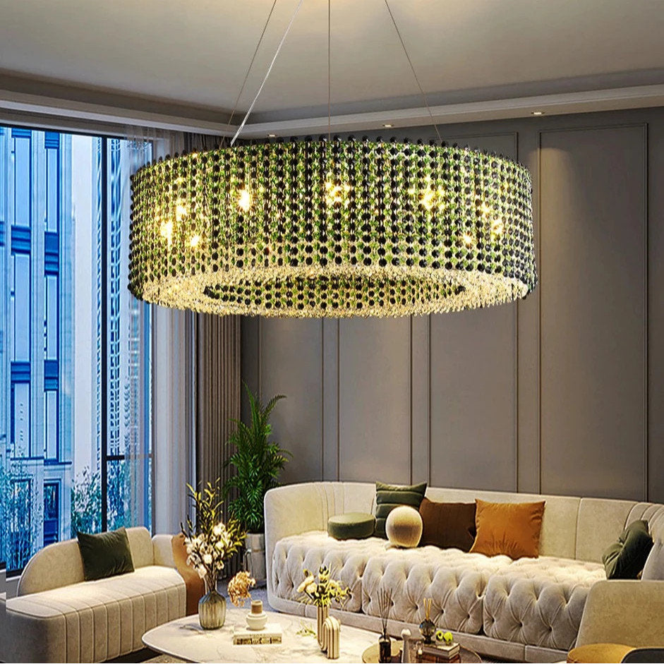 32" Alleri Crystal Beads Luxury ChandelierBy MORSALE
