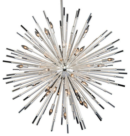 Allegri 37458 Sprazzo 36 Light 48"W Crystal Sputnik Chandelier - PolishedBy Allegri Crystal by Kalco Lighting