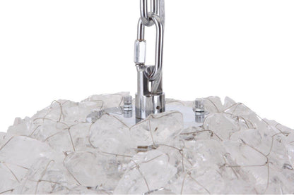 Craftmade 48493 Roxx 4 Light 22"W Crystal Pendant - ChromeBy Craftmade