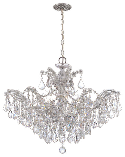 Crystorama Lighting Group 4439-CL-S Maria Theresa 6 Light 27"W - PolishedBy Crystorama Lighting