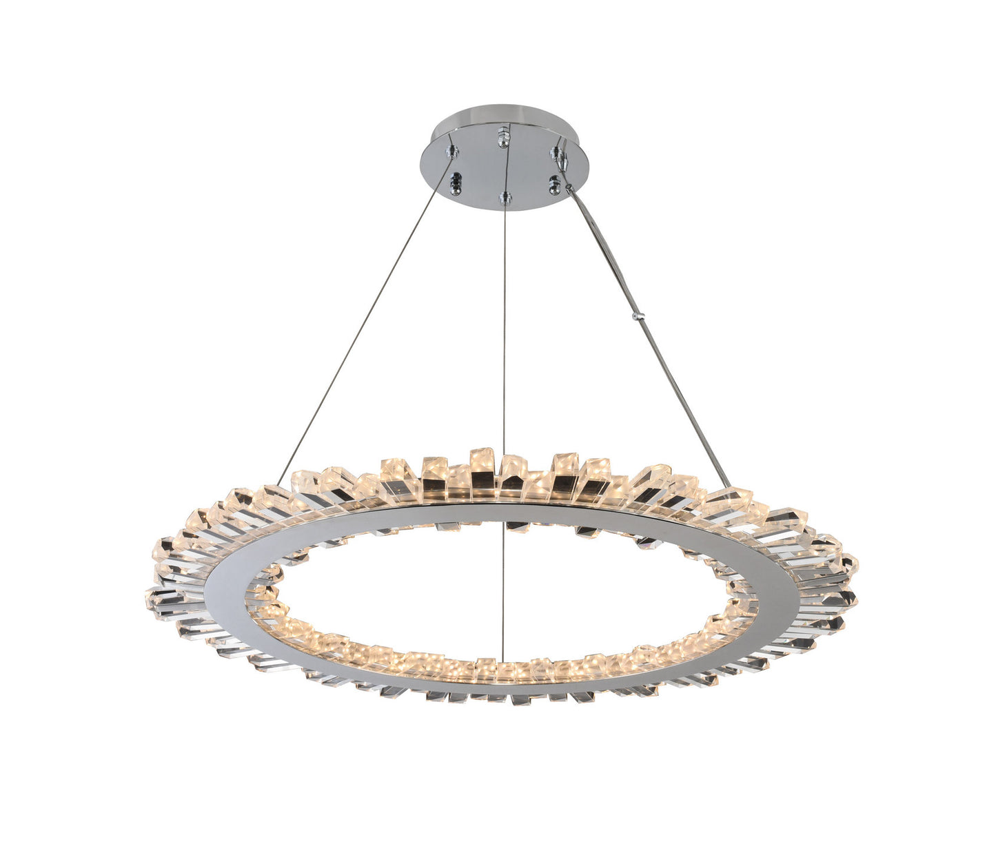 Quasar 34x1.25" 1-Light Modern Large Pendants by AllegriBy Allegri Crystal by Kalco Lighting