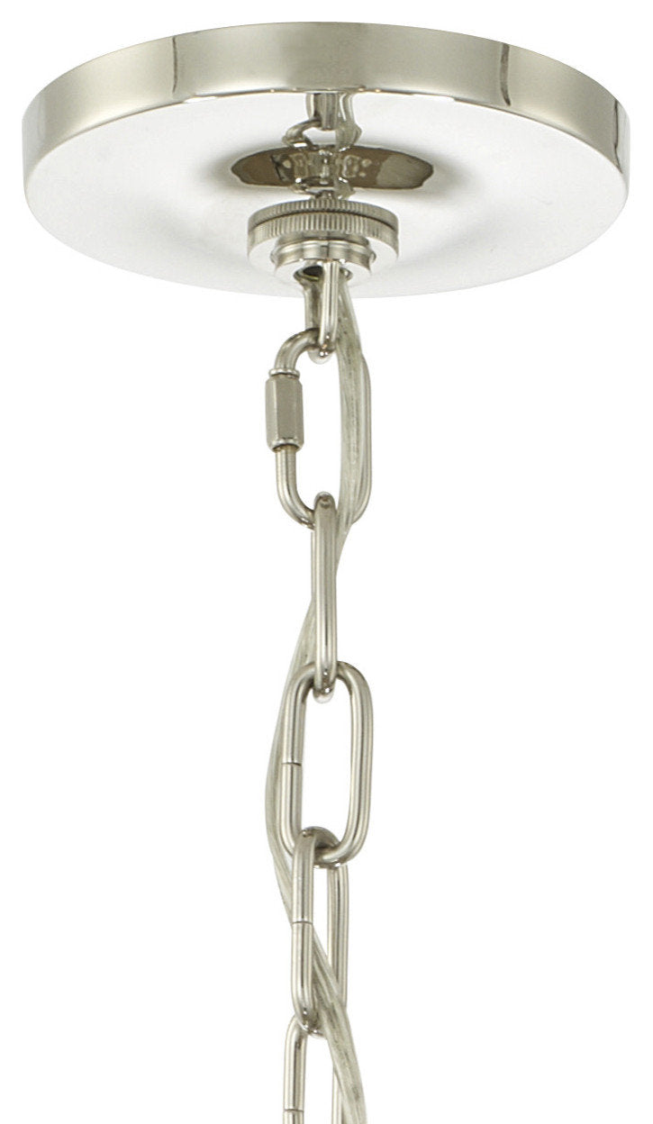 Crystorama Lighting Group BOL-8888 Bolton 8 Light 25"W Crystal - Aged BrassBy Crystorama Lighting