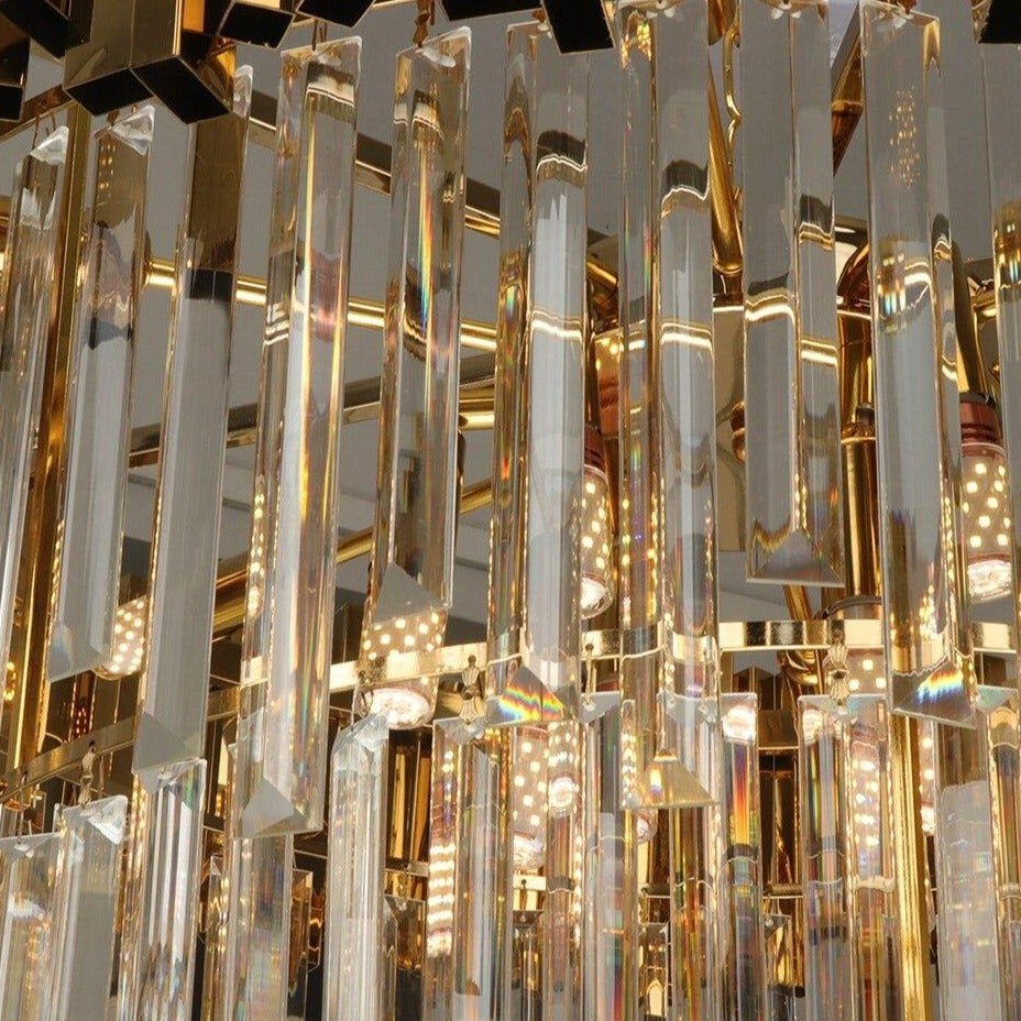 Gio Collection Crystal Chandelier, Diameter 40"By MORSALE
