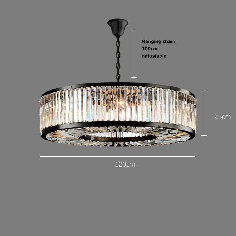 Gio Crystal Modern Chandelier, 47"/120cmBy MORSALE