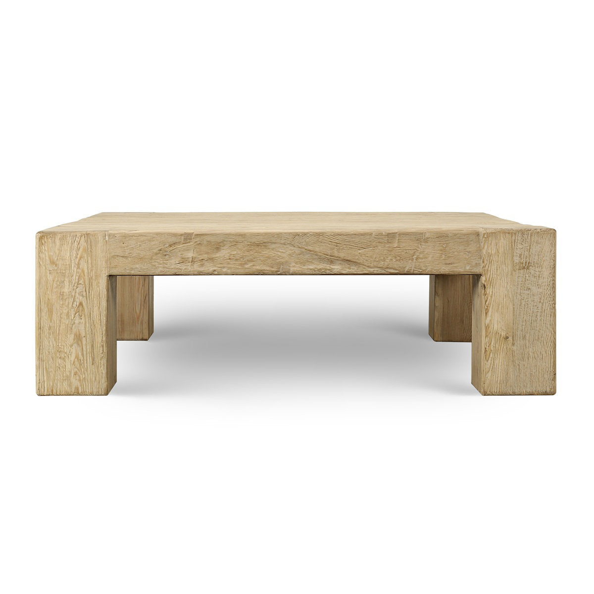 55" Square Ravello Coffee Table Weathered Warm Wood Tone