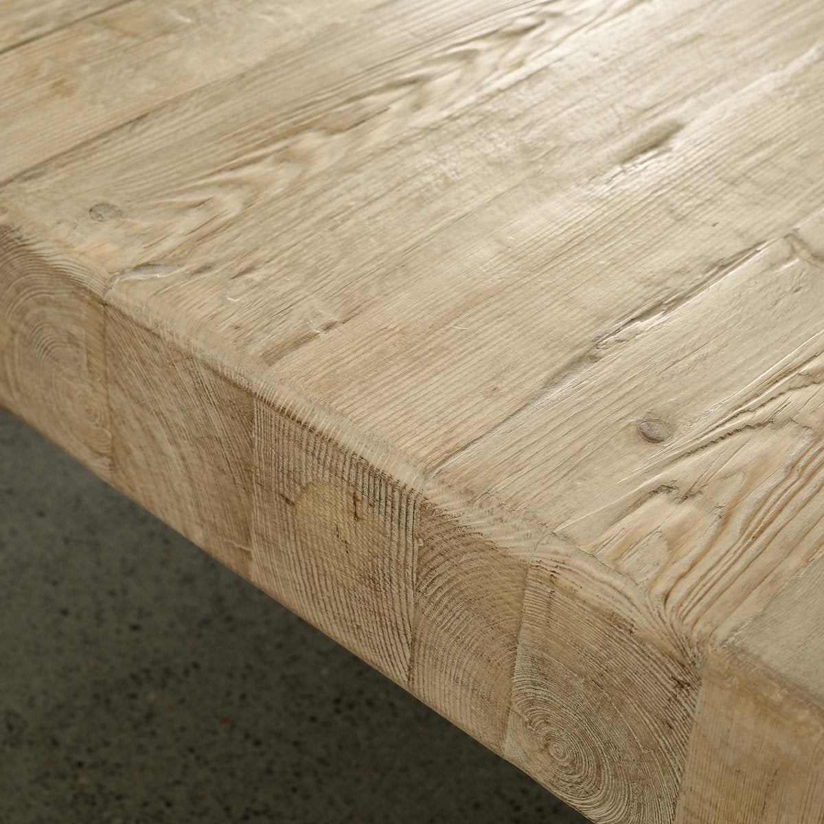 55" Square Ravello Coffee Table Weathered Warm Wood Tone