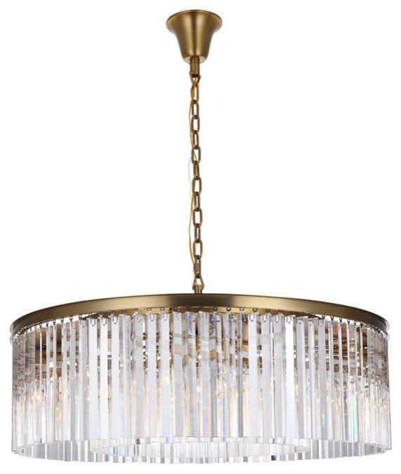 Elegant Lighting Sydney 43.5" Round Crystal ChandelierBy Elegant Furniture & Lighting